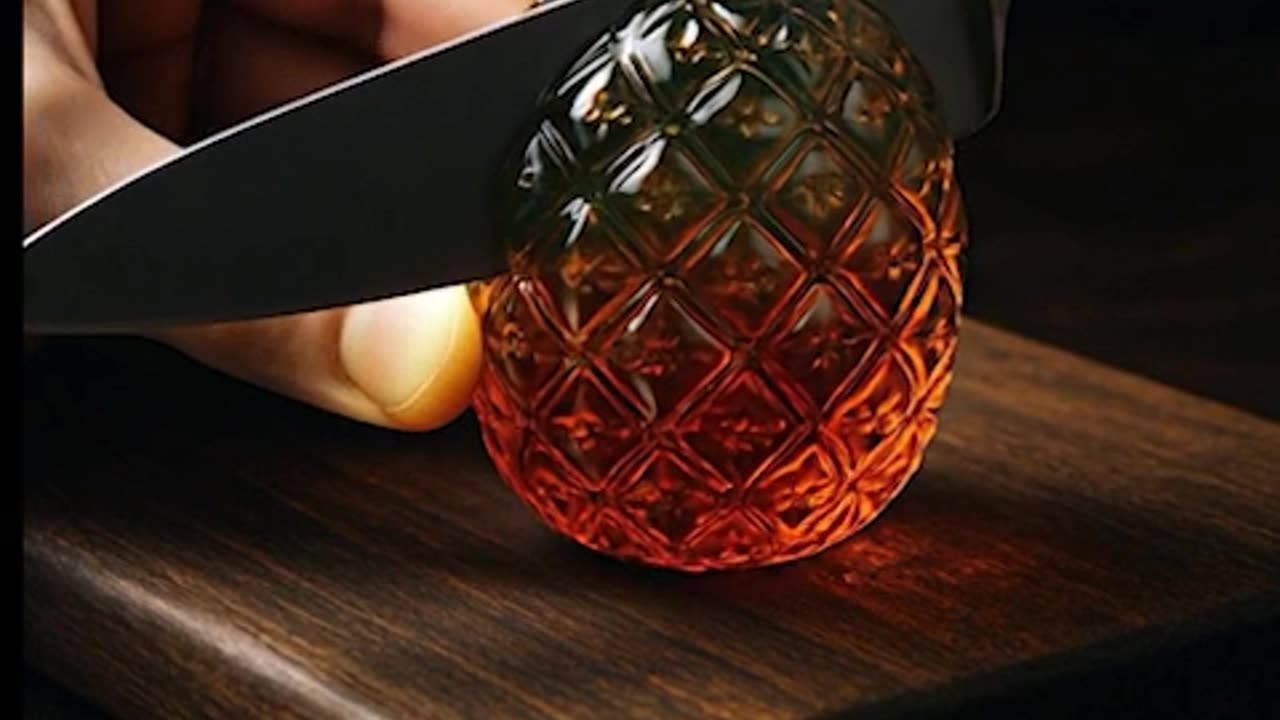 Satisfying AI Pineapple Cut 🍍 | ASMR Visuals You Can Feel 🤯 #Shorts