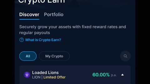 Earning $LION!