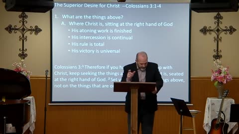 Set your Mind on Things Above | Colossians 3: 1 - 4