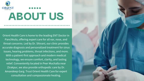 ENT Doctor in Panchkula