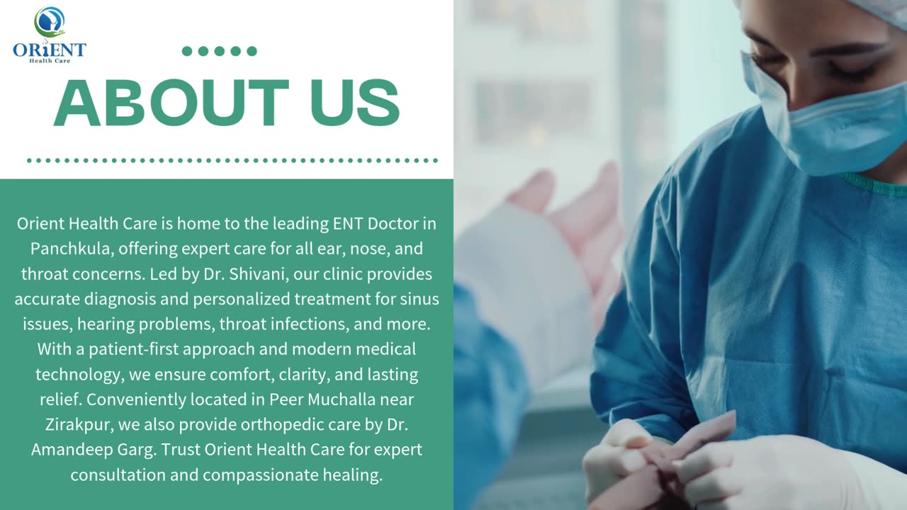 ENT Doctor in Panchkula