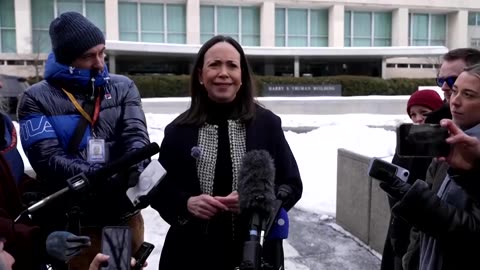 Machado says she told Rubio she wants to go back to Venezuela