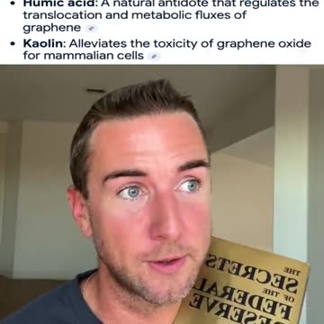 Graphene Vaccine Detox Solutions: Humic and Fulvic acid. There is always a counter