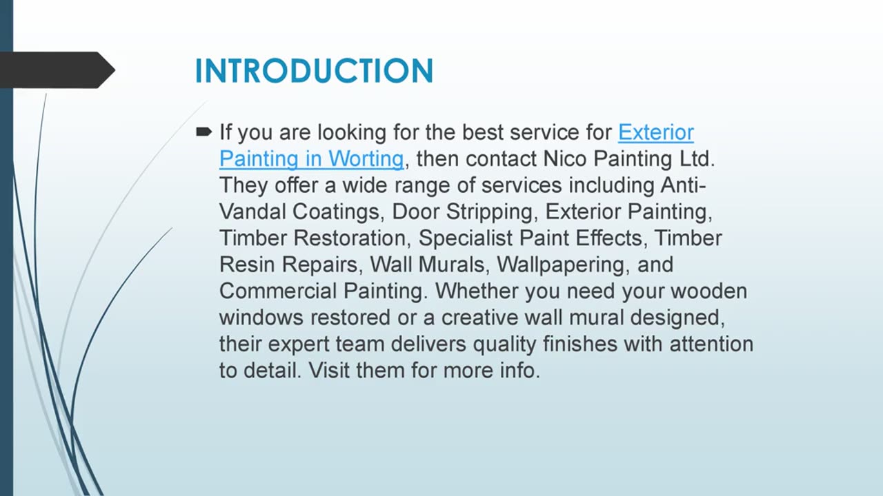 Best Exterior Painting in Worting
