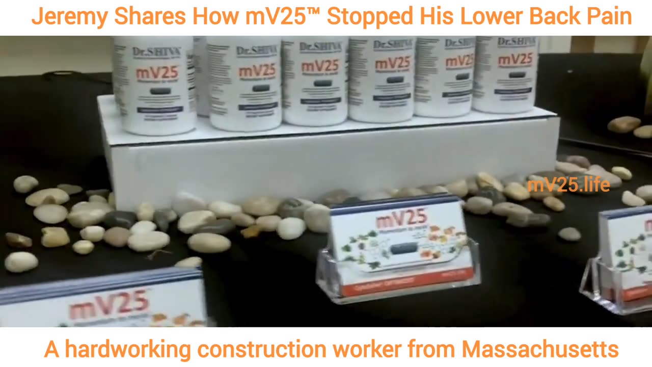Construction Worker Jeremy Finds Joint Relief with mV25™