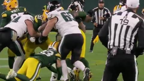 Eagles All-Pro RT Lane Johnson just limped off of the field