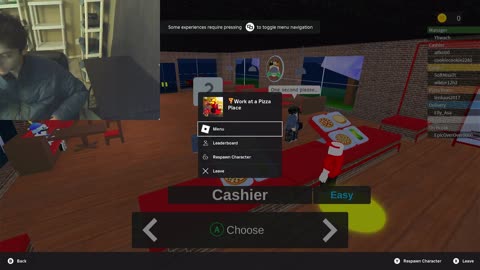 Roblox Work At A Pizza Place Game As A Delivery Driver Gameplay With Live Commentary