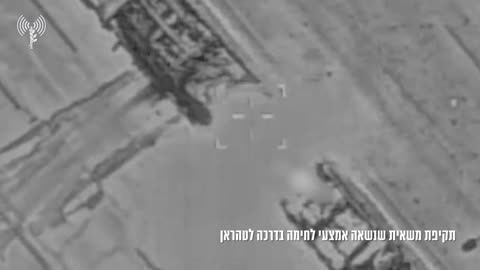 The Israeli Air Force bombed a truck ferrying weapons between Tehran and Qom
