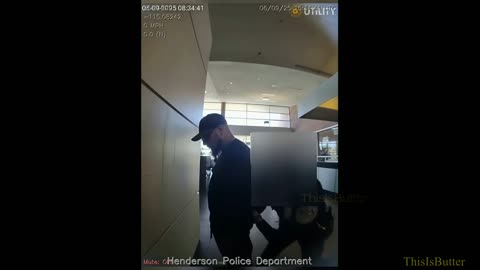 Bodycam video shows YouTuber turn himself in after deadly Las Vegas Strip shooting