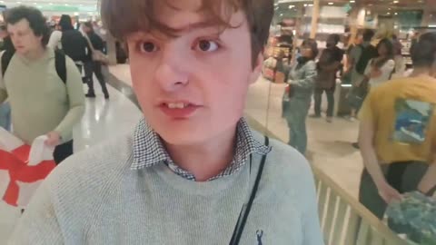 An 11 year old child has just been pepper sprayed outside the Britannia Hotel, Canary wharf.