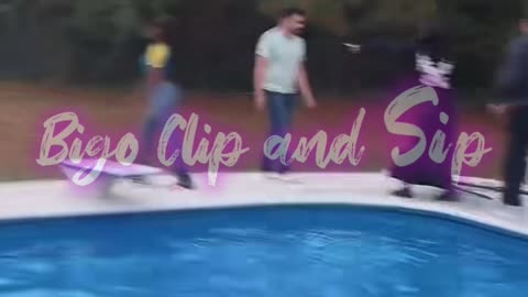 Liyah after jumping in pool then knocks over camera 11/15/25 #bigoclipandsip