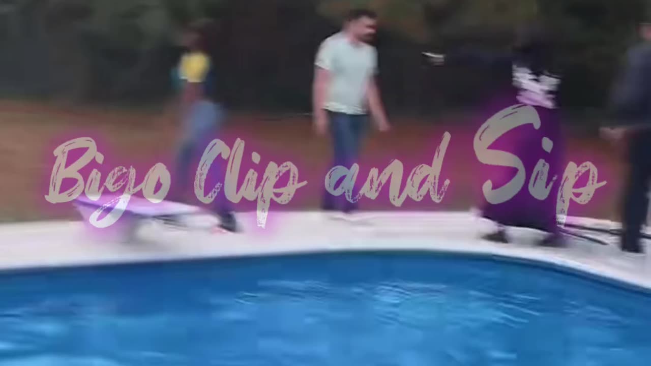 Liyah after jumping in pool then knocks over camera 11/15/25 #bigoclipandsip
