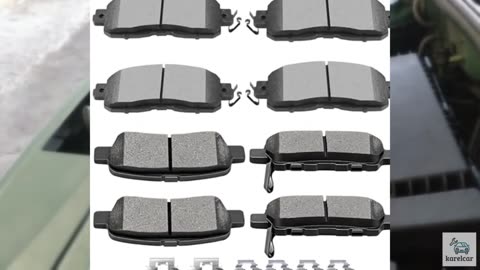 Ceramic Brake Pads Kits,SCITOO 8pcs Brakes Pads Set fit for 2013 2014 2015 2016