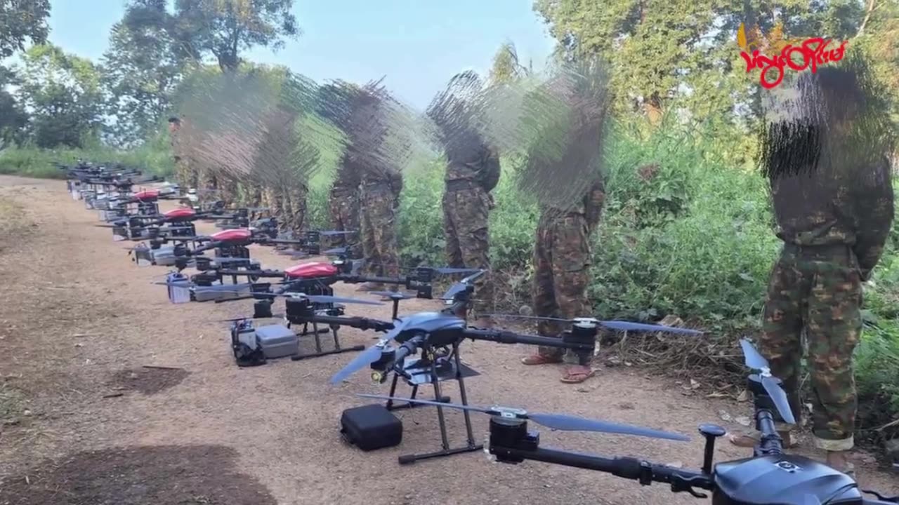 🛸⚔️ Myanmar War | Junta Deploys Miniature Military Drones with Training | RCF