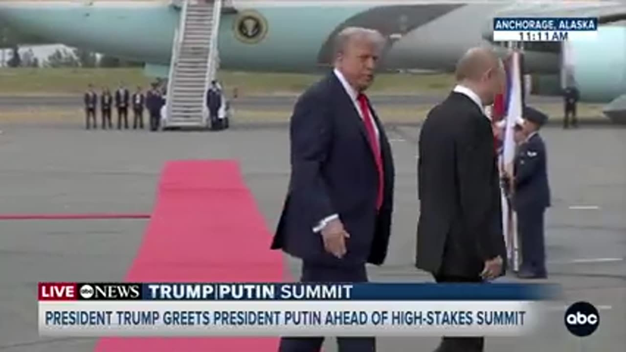 Trump and Putin arrive in Alaska for high-stakes summit