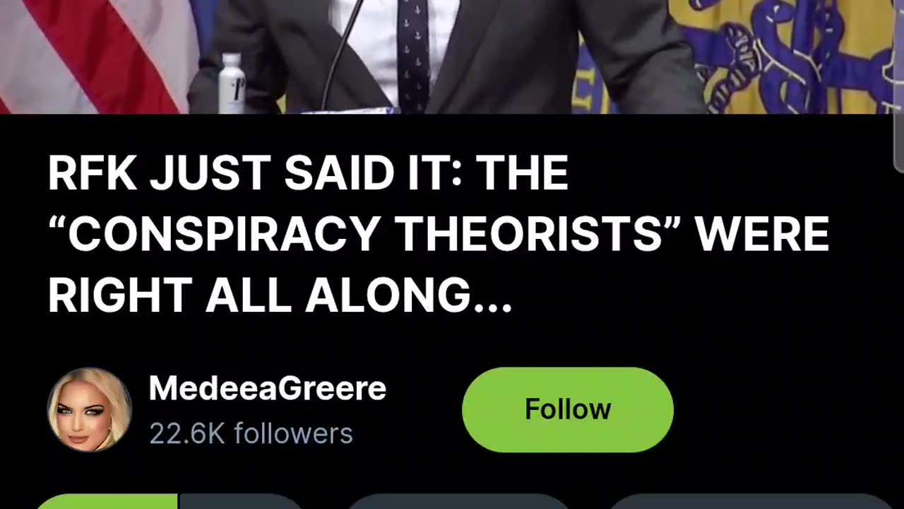 RFK JUST SAID IT: THE “CONSPIRACY THEORISTS” WERE RIGHT ALL ALONG — ABOUT EVERYTHING! 9.14.25