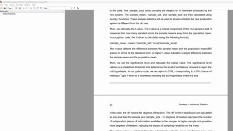Student Work(Assessment) | DLMDSAS011 – Advanced Statistics | Applied Mathematics Program | IU