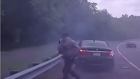 Teen Driver Going 120 MPH Slams Into Car During Traffic Stop in Virginia 🚔💥