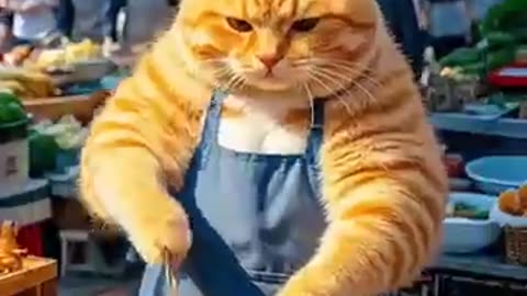 Today's recipe Barbecue fish #fishingvideo #cutecats ##catlovers #ai
