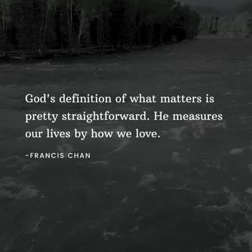 Francis Chan Quote