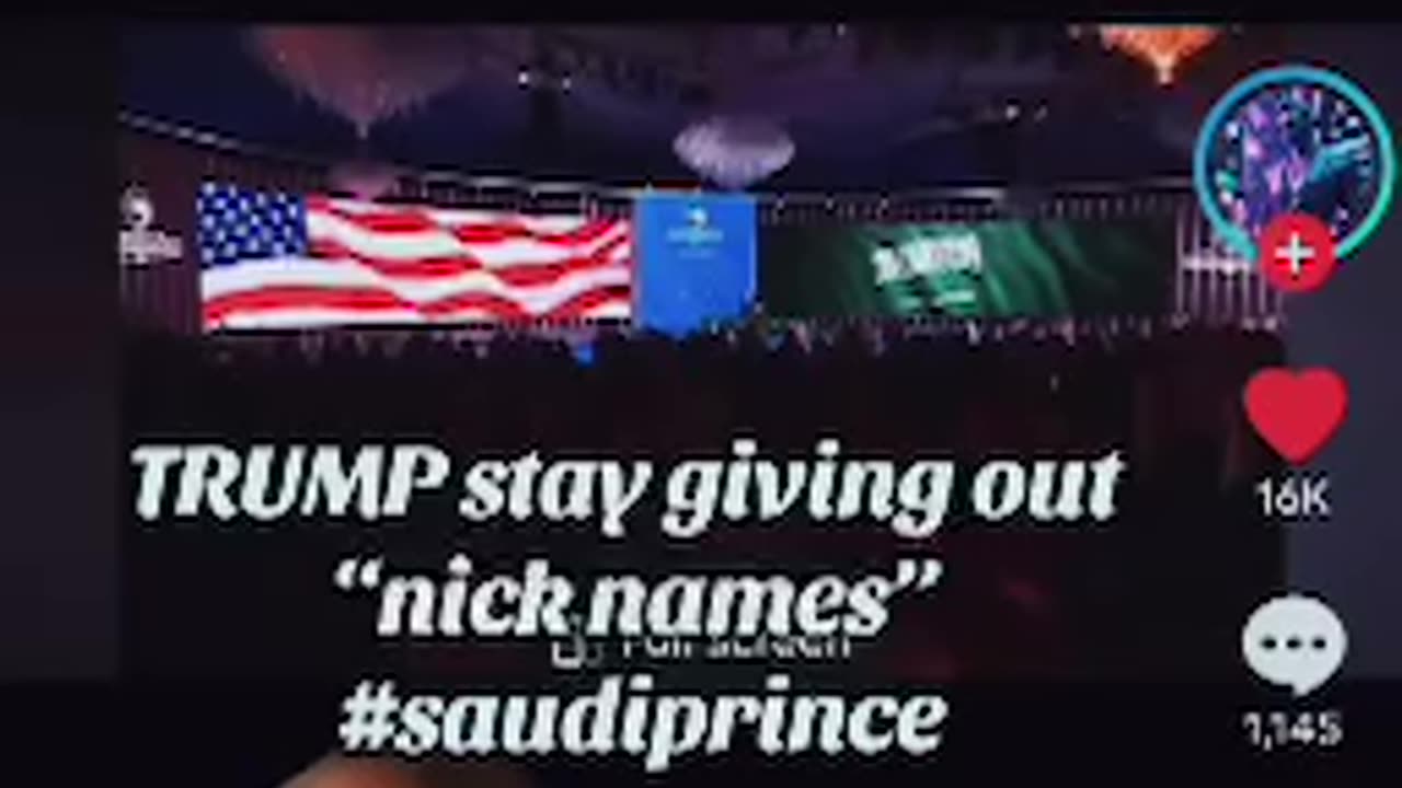 Trump refers to the Prince of Saudi Arabia as Johnny.