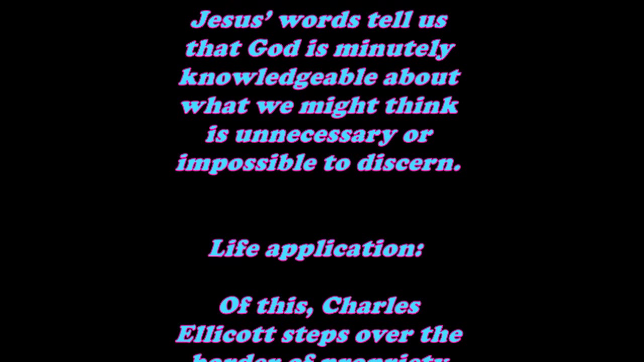 Matthew 10:30 - Daily Bible Verse Commentary