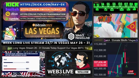 4 Days Left Vegas LIVE 2025 🚨 BTC ATH $111K+ Web3 IRL