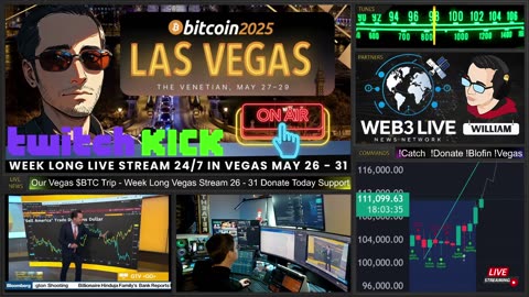 4 Days Left Vegas LIVE 2025 🚨 BTC ATH $111K+ Web3 IRL