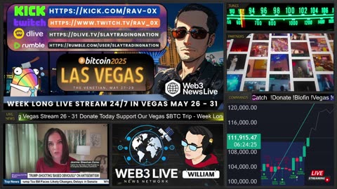 4 Days Left Vegas LIVE 2025 🚨 BTC ATH $111K+ Web3 IRL