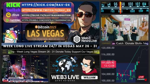 4 Days Left Vegas LIVE 2025 🚨 BTC ATH $111K+ Web3 IRL