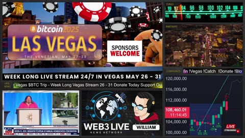 4 Days Left Vegas LIVE 2025 🚨 BTC ATH $111K+ Web3 IRL
