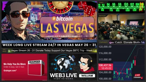 4 Days Left Vegas LIVE 2025 🚨 BTC ATH $111K+ Web3 IRL