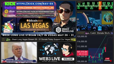 4 Days Left Vegas LIVE 2025 🚨 BTC ATH $111K+ Web3 IRL