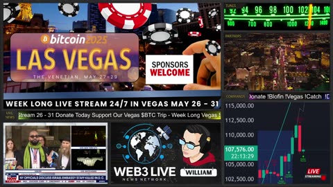 4 Days Left Vegas LIVE 2025 🚨 BTC ATH $111K+ Web3 IRL