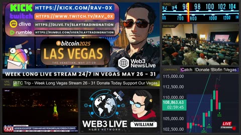 4 Days Left Vegas LIVE 2025 🚨 BTC ATH $111K+ Web3 IRL