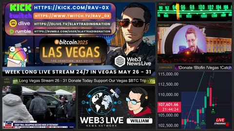 4 Days Left Vegas LIVE 2025 🚨 BTC ATH $111K+ Web3 IRL