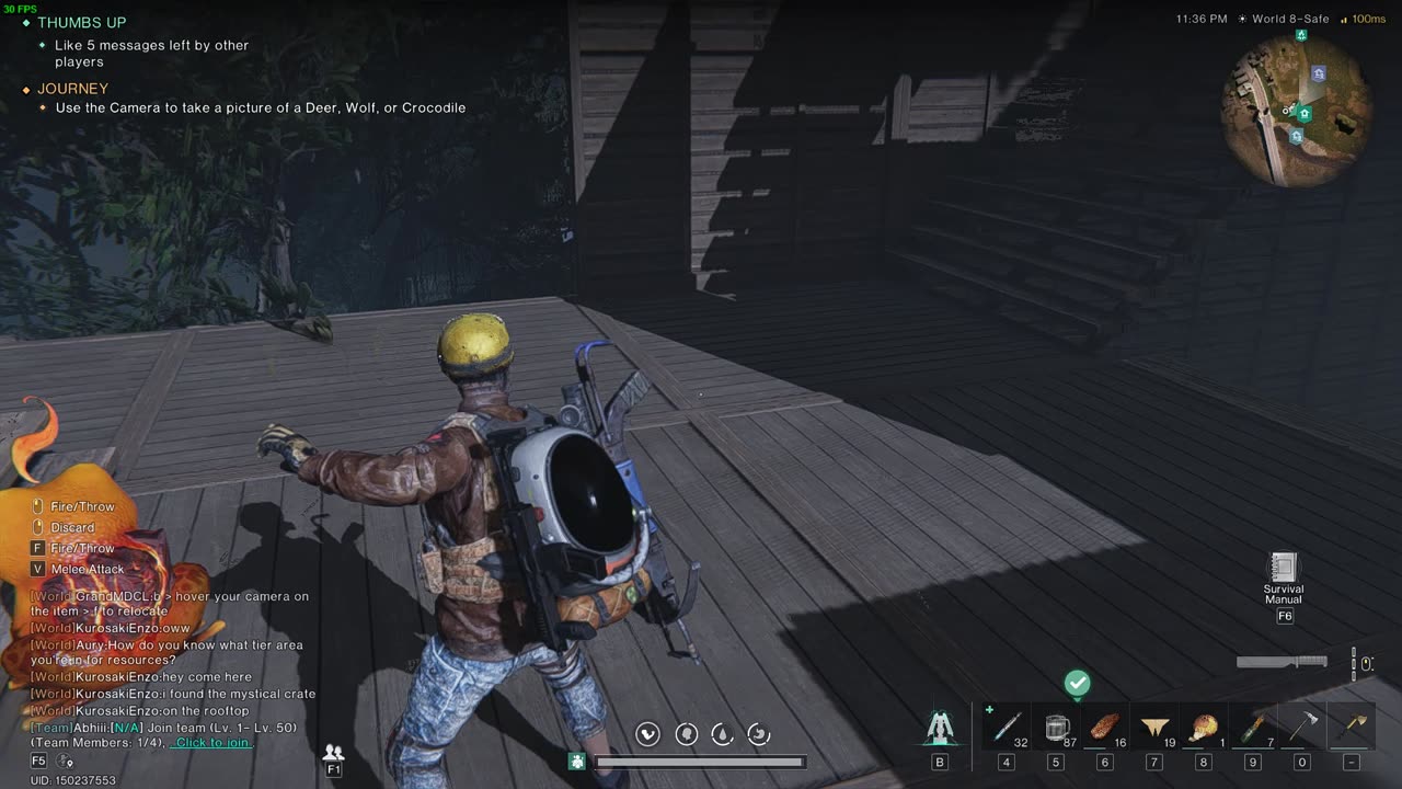 Once Human! It’s a multiplayer open-world survival game