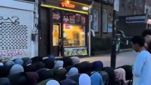 There are over 2,000 mosques in UK, but they don't care and pray to Allah in the streets.