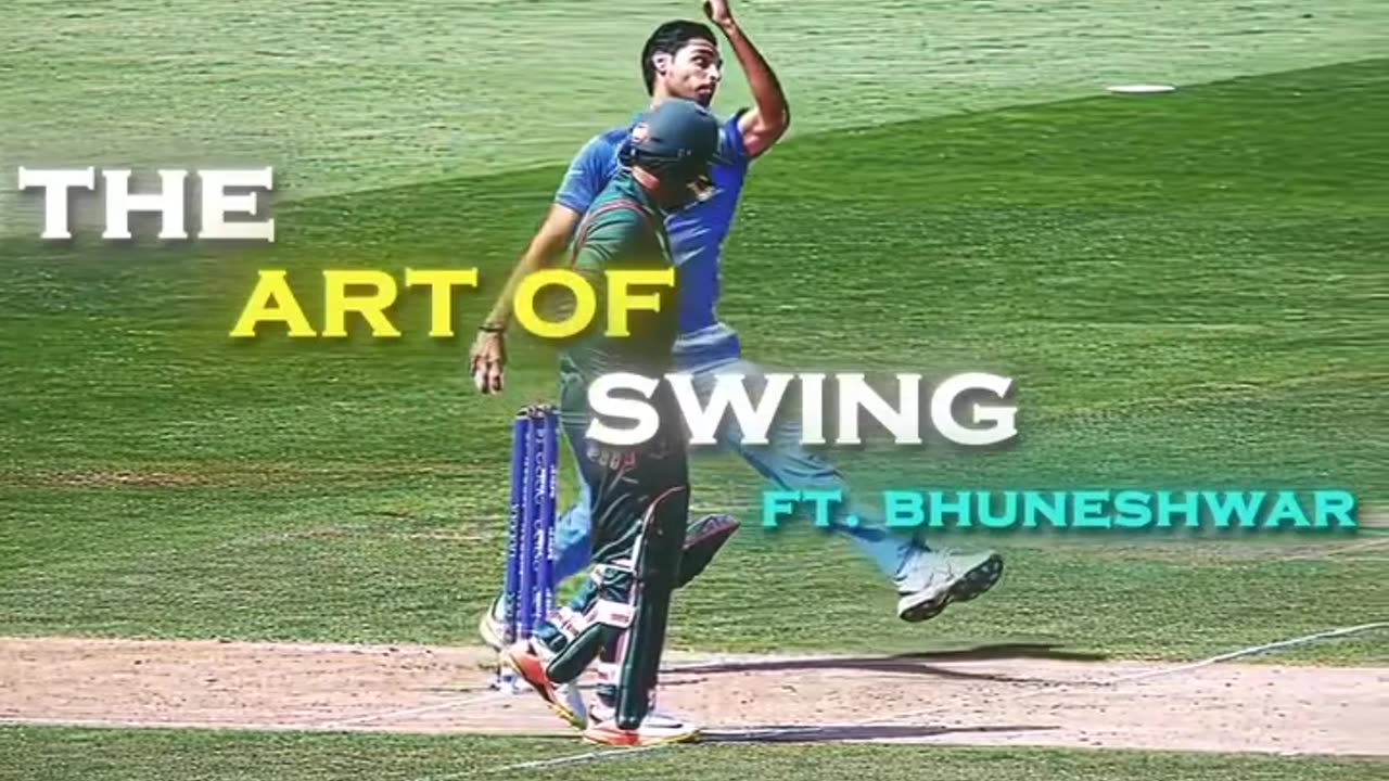Art of Swing bowling ft. Bhuvneshwar Kumar