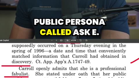 E. Jean ADMITS Trump Was Added Later