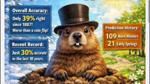 Happy groundhog day everyone 2026 2/2/26