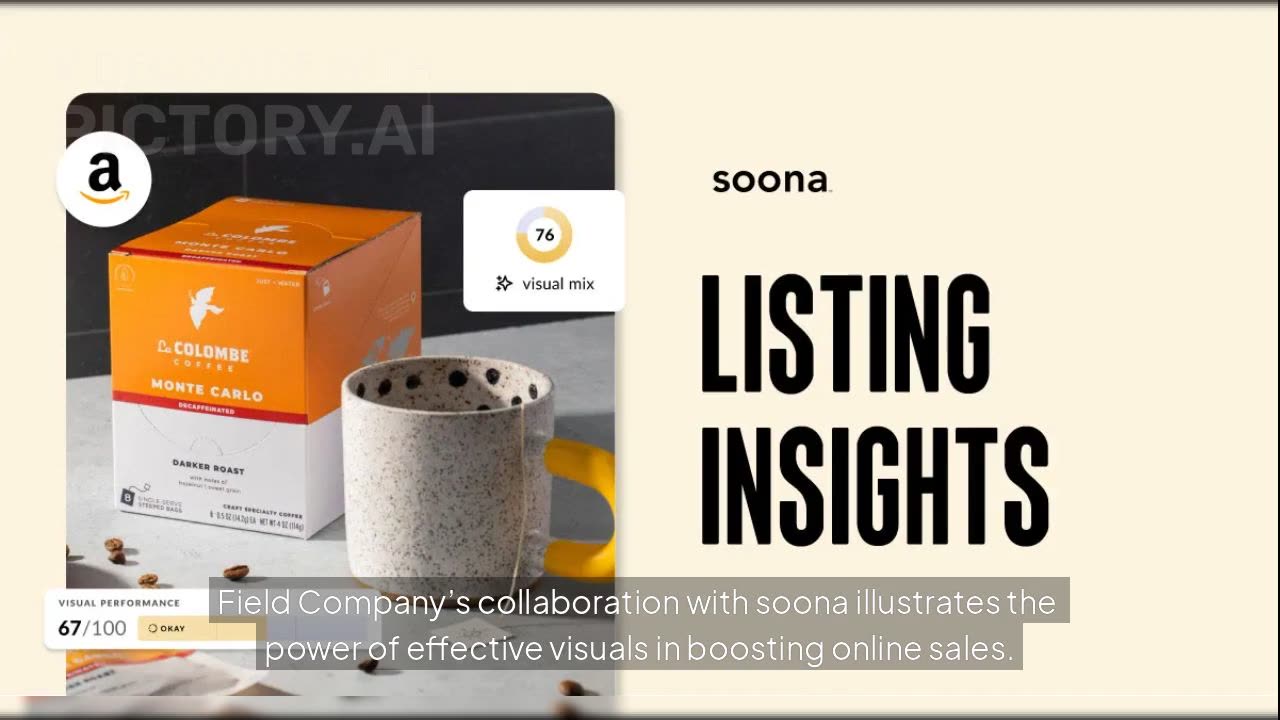 Boost Amazon & Shopify Sales with Soona Listing Insights | Visual Performance Tool