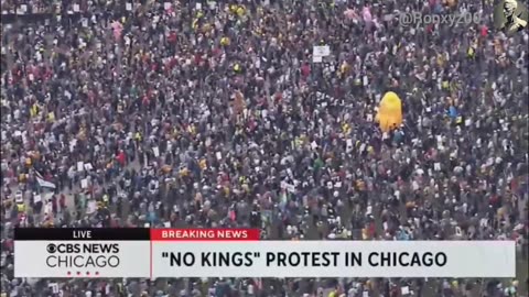 WOW! Chicago's Grant Park is packed at the No Kings protest. watch