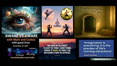 AWAKE VS AWARE 11/10/25 - Eros on Dream Work to Meditation