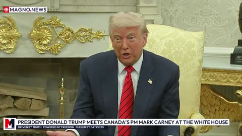President Donald Trump Meets Canada's Eager for Deal PM Mark Carney at The White House [LIVE]