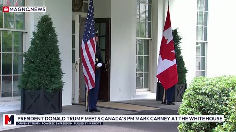 President Donald Trump Meets Canada's Eager for Deal PM Mark Carney at The White House [LIVE]