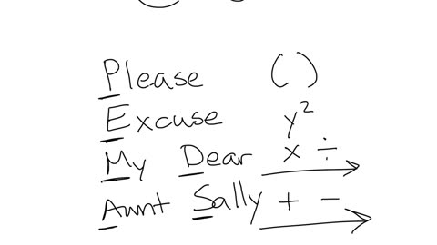 Order Of Operations and Equations