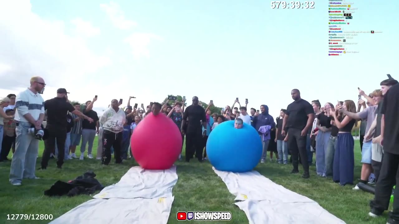 IShowSpeed beat a fan in a race inside a yoga ball at Utah State Capitol ðŸ˜ðŸ”¥