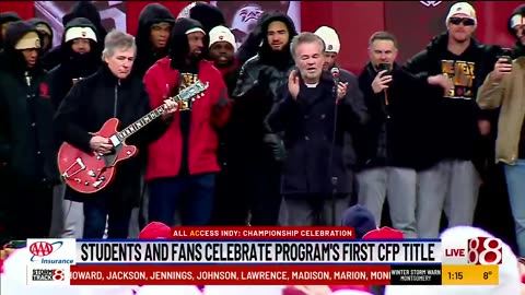 January 24, 2026 - John Mellencamp Joins in Indiana Football Championship Celebration