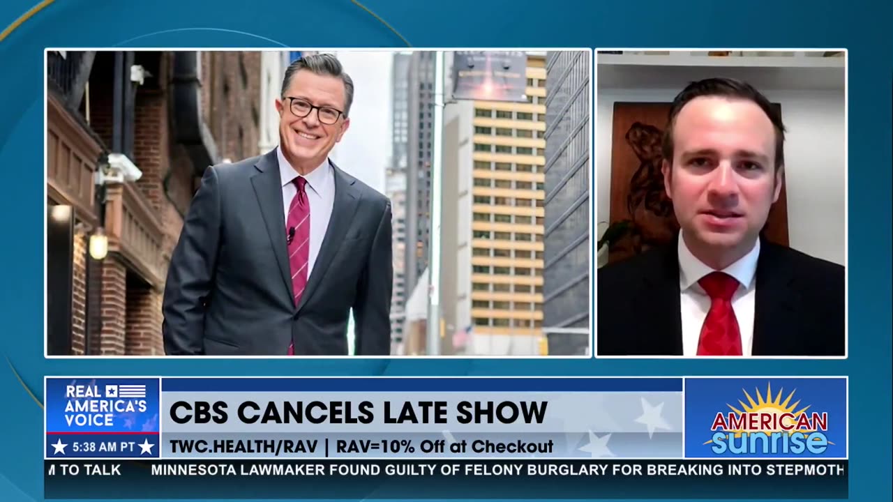 CBS CANCELS COLBERT'S LATE SHOW